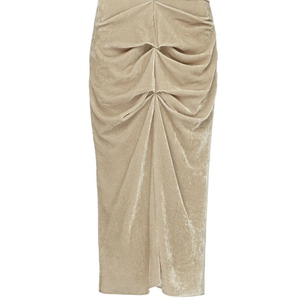Eleanor Balfour Dress Velvet Ruched Phillipa Midi - Picture 4 of 4